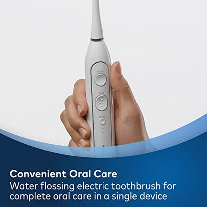 Waterpik Sonic-Fusion 2.0 Professional Flossing Toothbrush, Electric Toothbrush and Water Flosser Combo In One, White