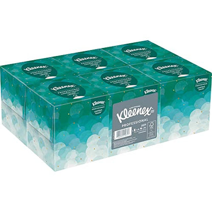 Kleenex Professional Facial Tissue Cube for Business (21271), Upright Face Tissue Box, 6 Boxes of 95 sheets (Pack of 570)