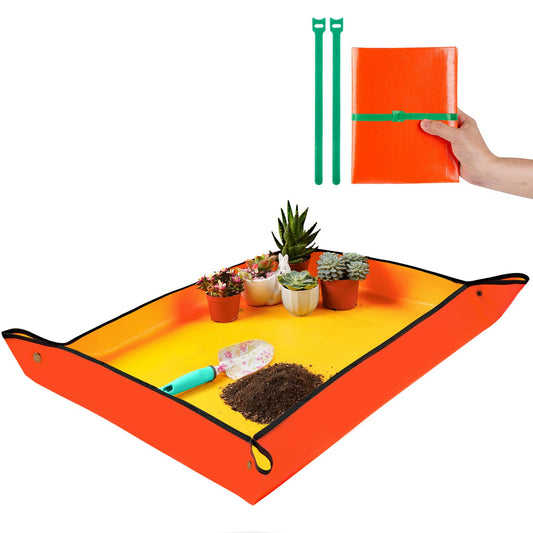 Large Repotting Mat for House Plants Transplanting and Potting Soil Mess Control, Unique Gardening Gifts for Women & Men Mom Birthday Gift Plant Lover Gifts Plant Lady Gifts