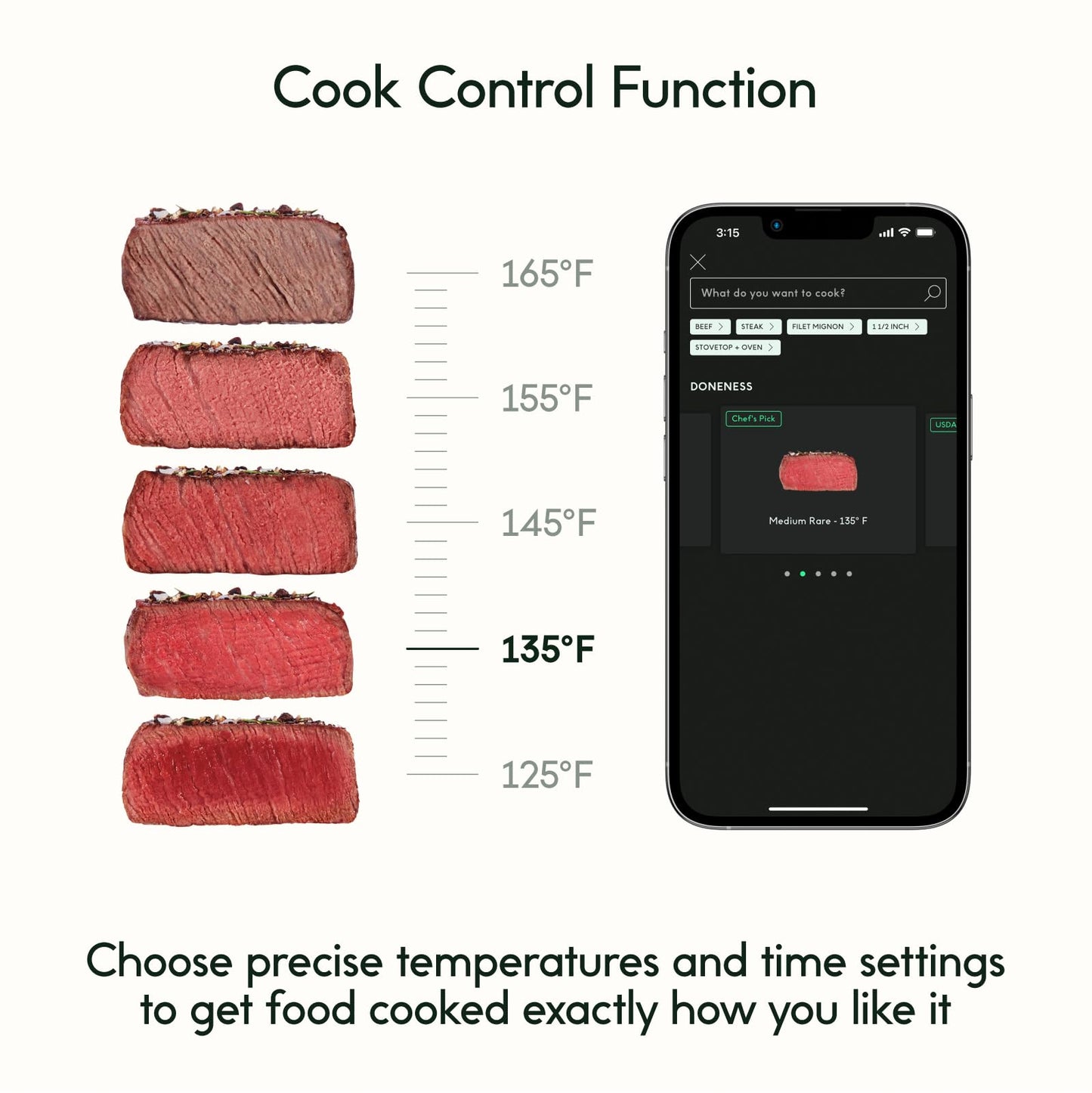 CHEF iQ Smart Wireless Meat Thermometer with 2 Ultra-Thin Probes, Unlimited Range Bluetooth Meat Thermometer, Digital Food Thermometer for Remote Monitoring of BBQ Grill, Oven